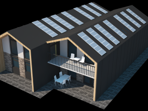 4 bedroom house 3D Model