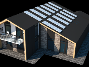 3 bedroom house 3D Модель