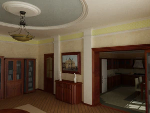 Hall 3D Model