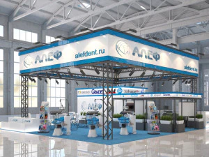 Stand dell'Expo Modello 3D