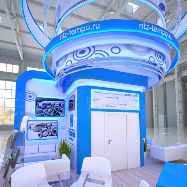 Expo stend 3D मॉडल .c4d .max .obj .3ds .fbx .stl .blend 