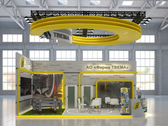 Expo stend Modello 3D .c4d .max .obj .3ds .fbx .stl .blend