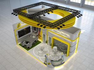 Expo stend Modello 3D