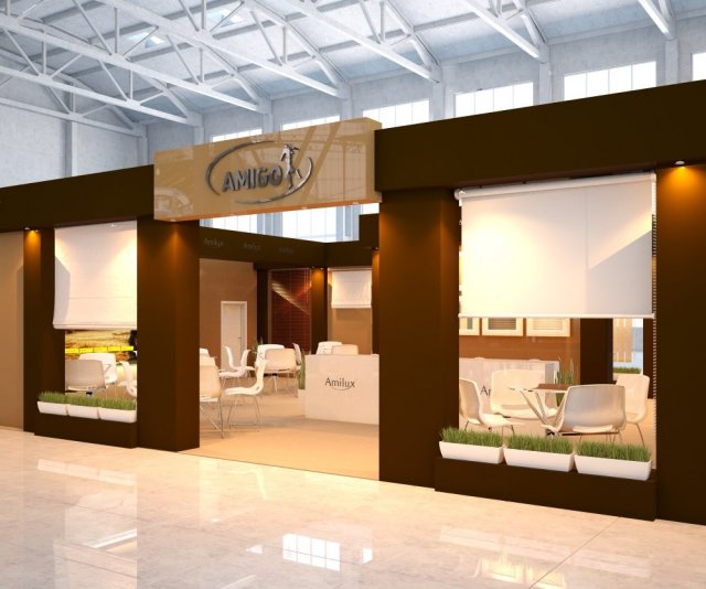 Expo stend 3D Model .c4d .max .obj .3ds .fbx .stl .blend 