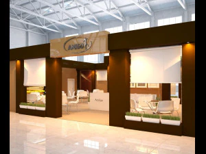 Stoisko wystawowe Model 3D