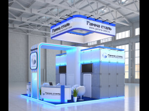 Expo stend 3D मॉडल