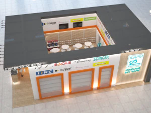 Expo stend 3D Model