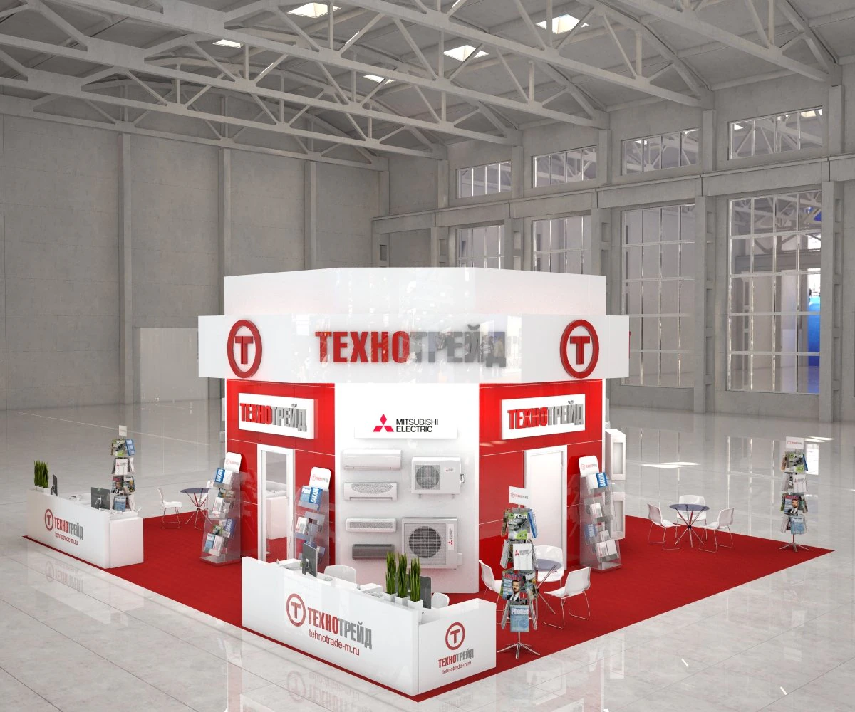 Expo stend 3D Model .c4d .max .obj .3ds .fbx .stl .blend 
