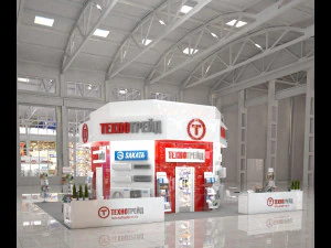 Expo stend 3D Model