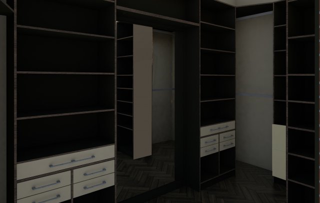 wardrobe 3D Model .c4d .max .obj .3ds .fbx .stl .blend
