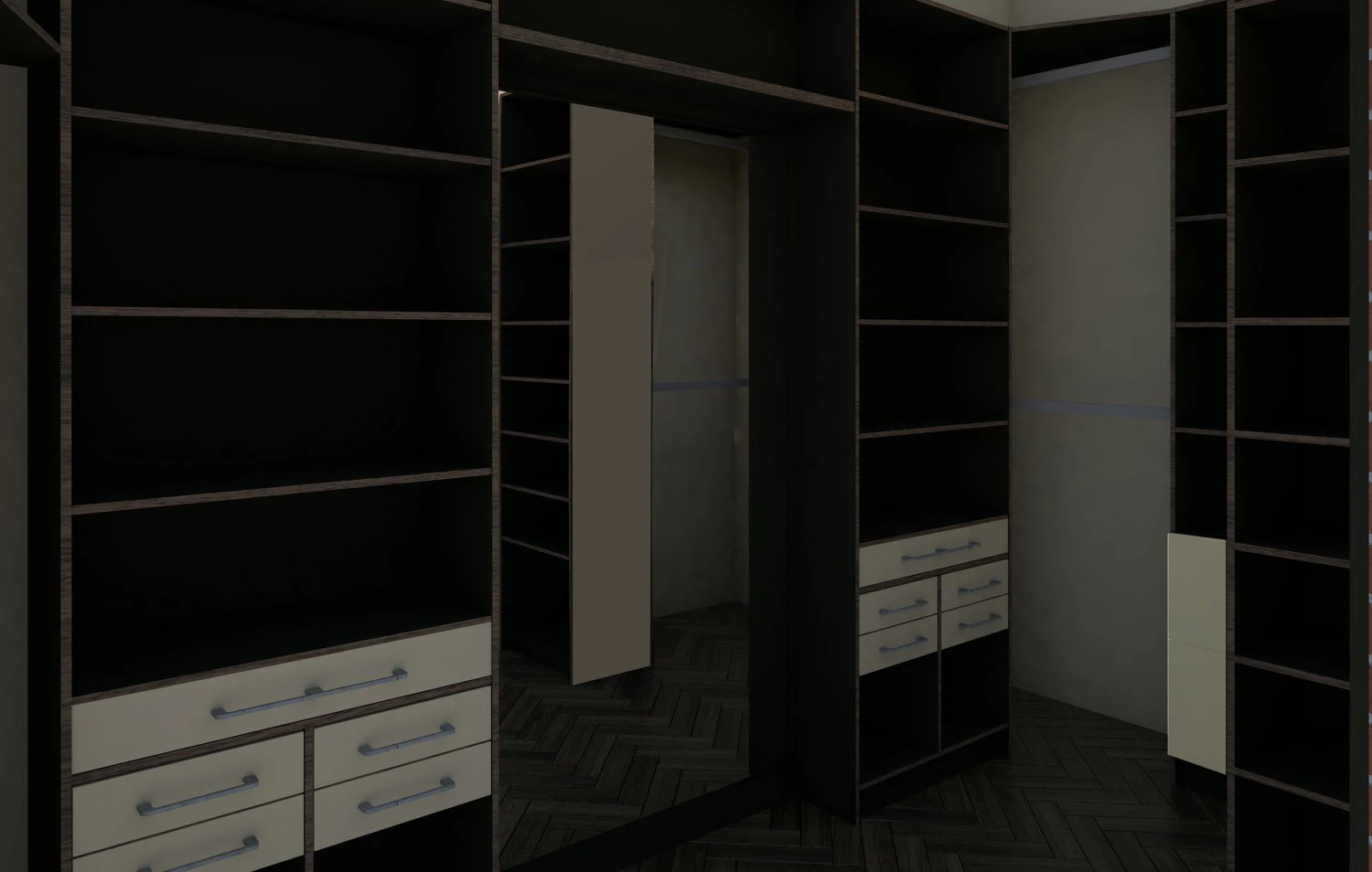 wardrobe 3D Model .c4d .max .obj .3ds .fbx .stl .blend