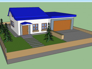 American House Model 3D