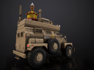 ice cream truck 3D 模型