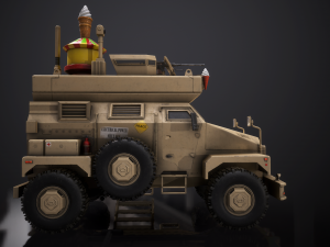 ice cream truck 3D 模型