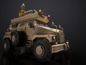 ice cream truck 3D 模型