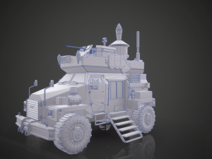 ice cream truck 3D 模型