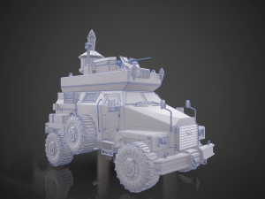 ice cream truck 3D 模型