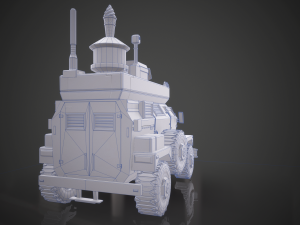 ice cream truck 3D 模型