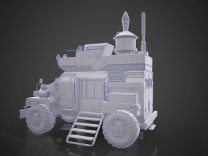 ice cream truck 3D 模型