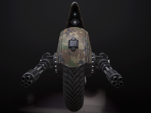 military drone Modello 3D