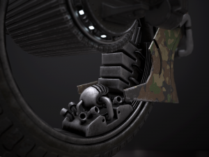 military drone Modello 3D
