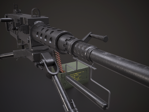 machine - browning m2 3Dモデル