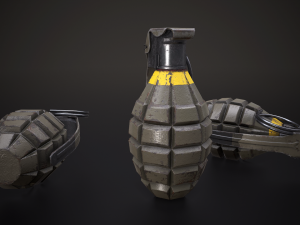 grenade mk2 3D Model