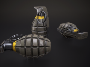 grenade mk2 Model 3D
