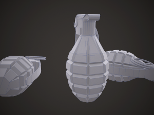 grenade mk2 Model 3D