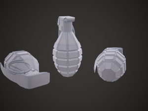 grenade mk2 Model 3D