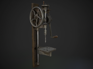 hand crank drill press Modello 3D