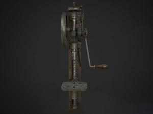 hand crank drill press 3D Model