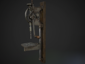 hand crank drill press 3D Модель