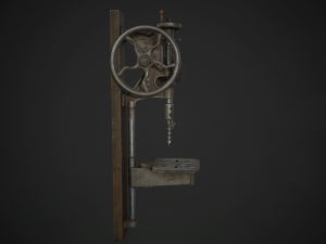 hand crank drill press 3D Модель