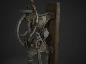 hand crank drill press 3D Model