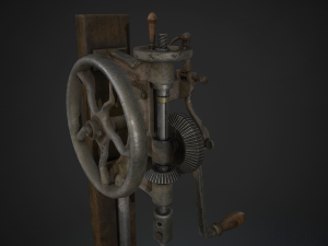 hand crank drill press 3D Модель