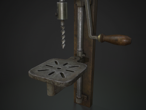 hand crank drill press 3D Модель
