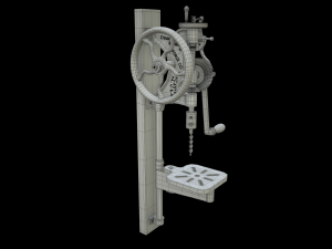 hand crank drill press 3D Модель