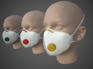 medical face mask Modelo 3D
