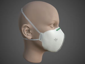 medical face mask Modello 3D