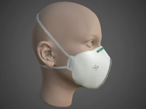 medical face mask 3D Model