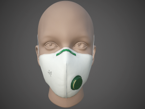 medical face mask Modello 3D