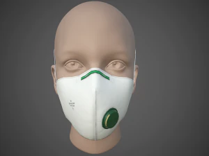 medical face mask 3D Model