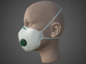 medical face mask 3D Model