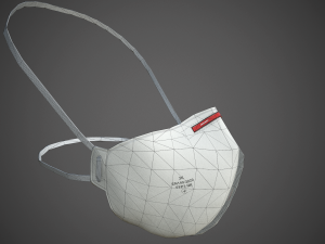 medical face mask Modello 3D