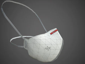medical face mask 3D Model