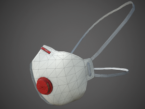 medical face mask Modello 3D