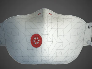 medical face mask 3D Model