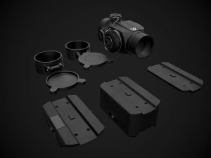 &oacute;tica de v&oacute;rtice sparc ii mira de ponto vermelho Modelo 3D