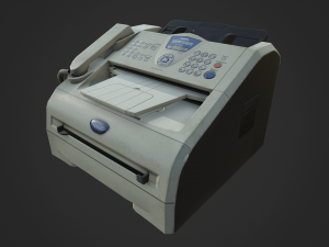 printer brother intellifax 2820 3Dモデル